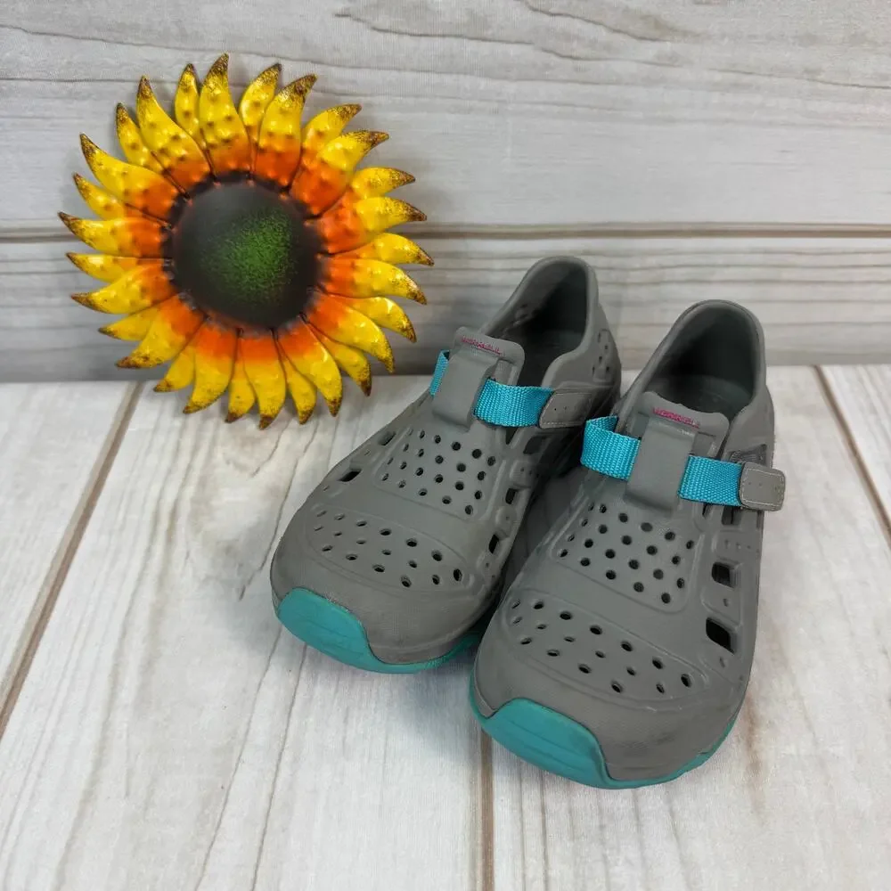 Merrell Kids Hydro Canyon Teal Pink Water Shoes Sandals Size 13C